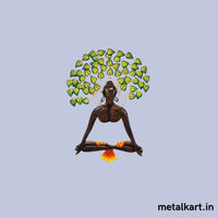 Thumbnail for Metallic Buddha Bodhi tree wall art (24 x 18 Inches)