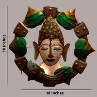 Thumbnail for Metallic Buddha Circle 1 (18 * 18 Inches)