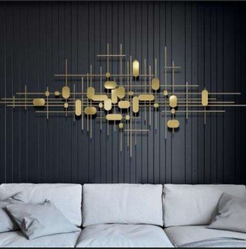 Metallic Champagne Bouquet Wall Art (49 x 28 Inches)