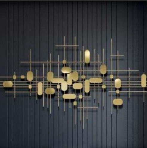 Metallic Champagne Bouquet Wall Art (49 x 28 Inches)