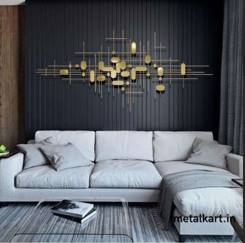 Metallic Champagne Bouquet Wall Art (49 x 28 Inches)