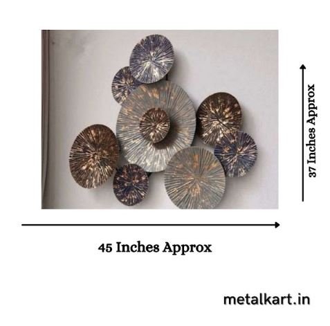 Metallic Contemporary Charm Wall Décor (45 x 37 Inches)