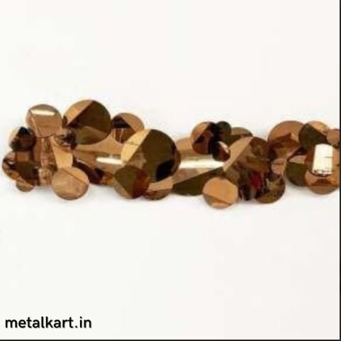 Metallic Convergence Abstract Wall Art (60 x 28 inches)