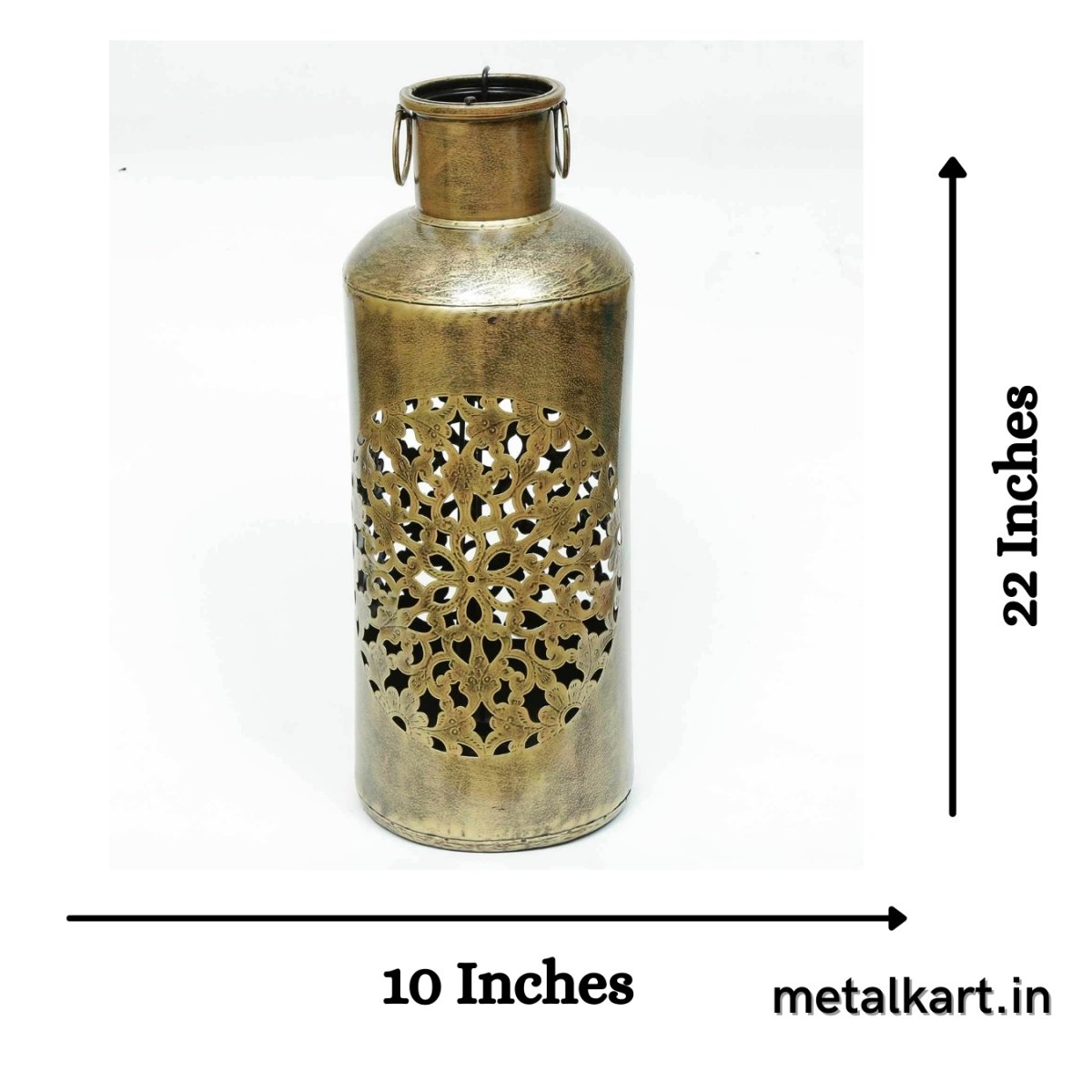 Metallic Cylindrical T-Lite For Table top (22*10 Inches)