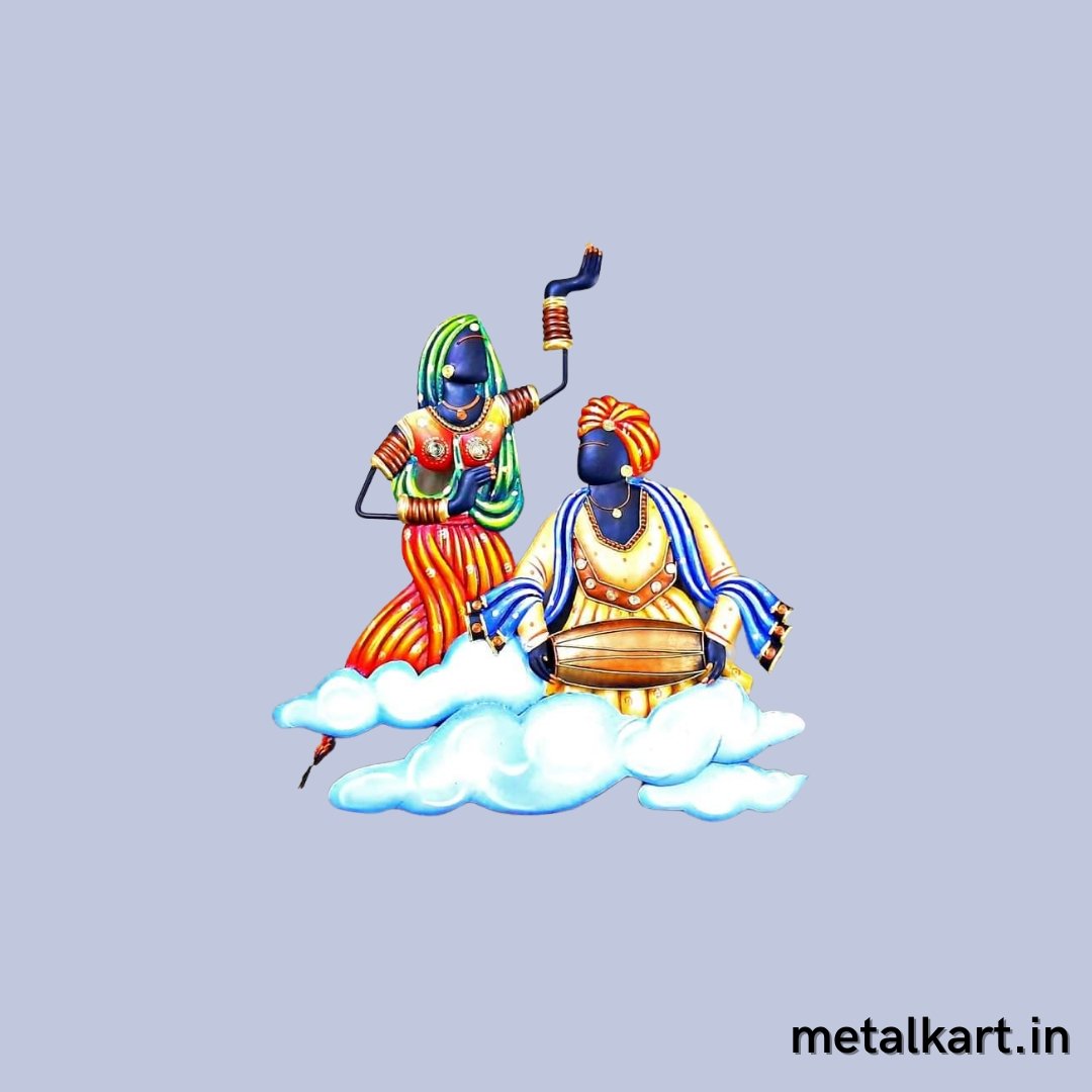 Metallic dancing over the clouds (24 x 22 Inches)