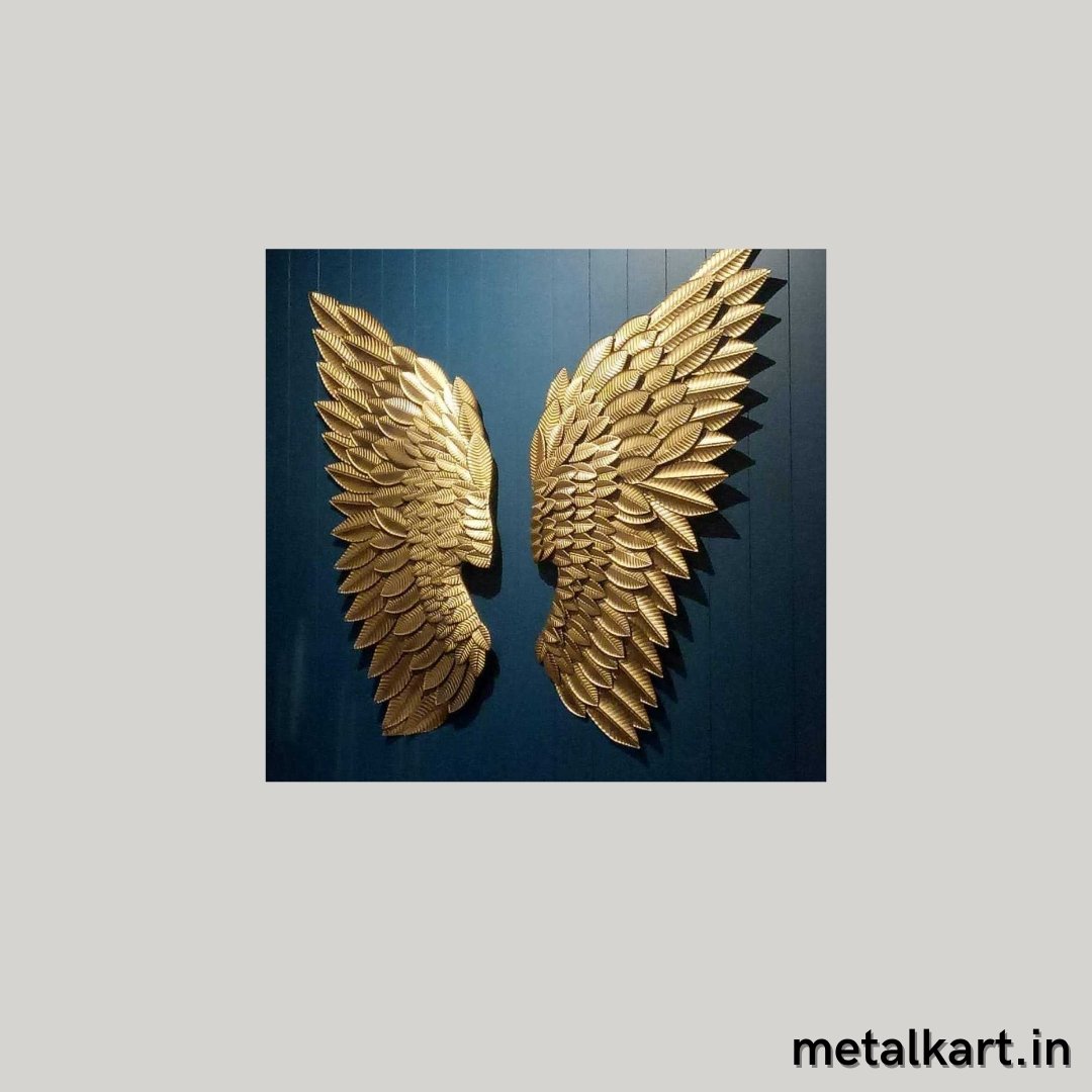 Metallic dark golden wings (18 x 40 Inches)
