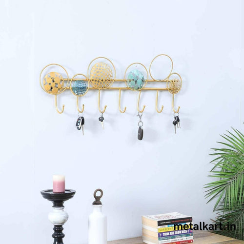 Metallic design ball hook for home and reception (30 x 12 Inches)