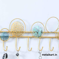 Thumbnail for Metallic design ball hook for home and reception (30 x 12 Inches)