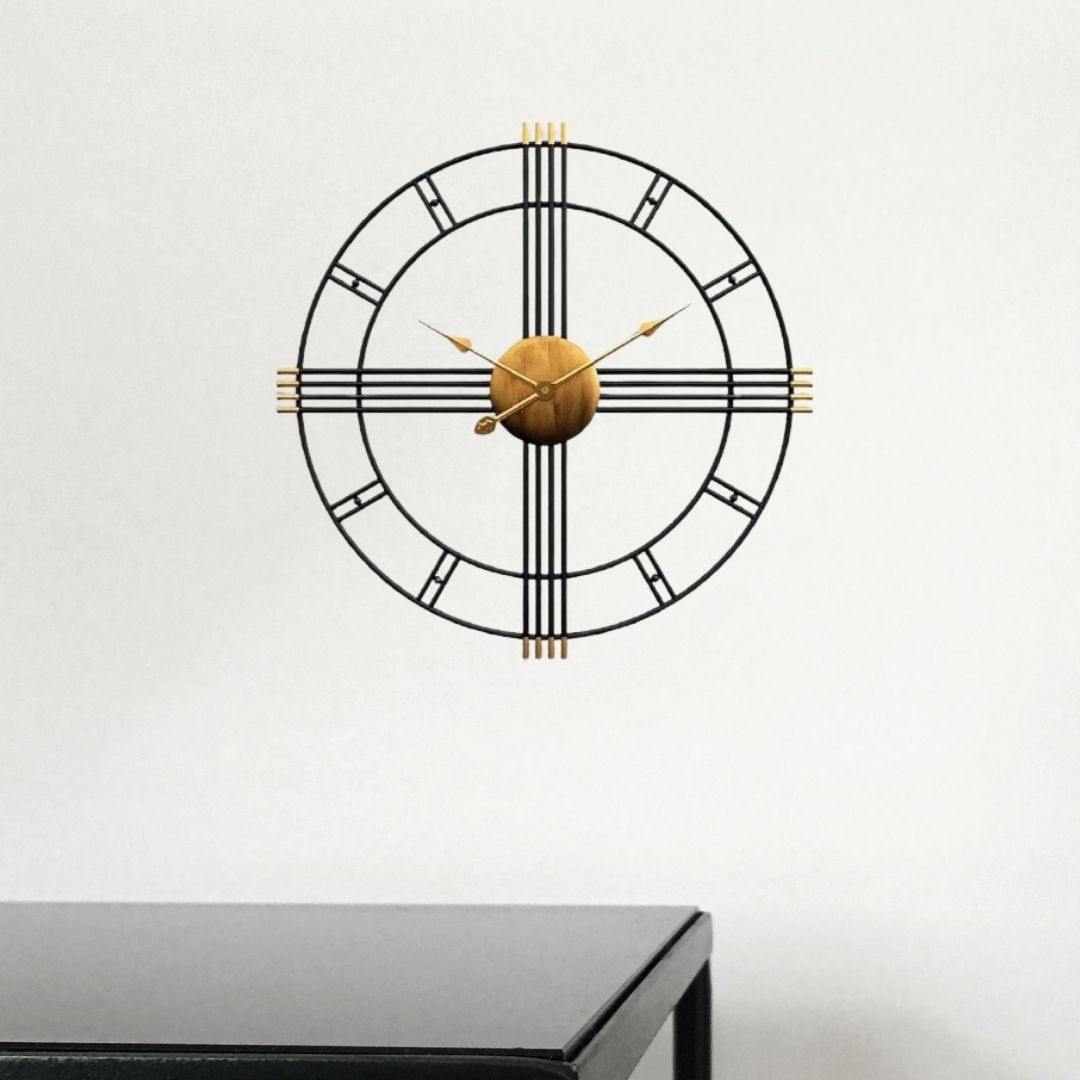 Metallic Diameter wall clock (Dia 24 Inches)