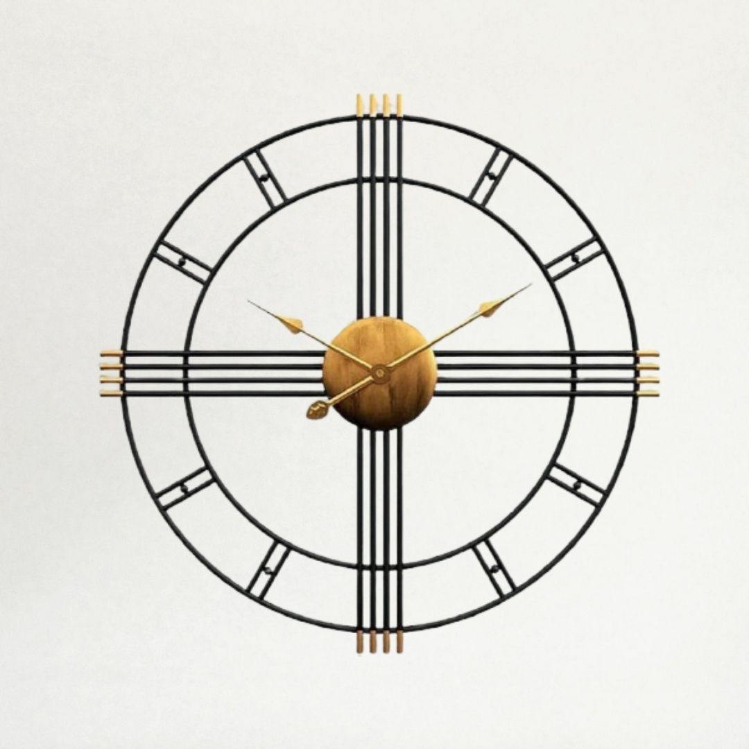 Metallic Diameter wall clock (Dia 24 Inches)