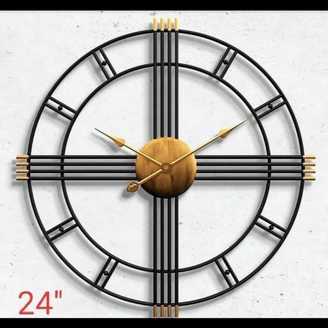Metallic Diameter wall clock (Dia 24 Inches)