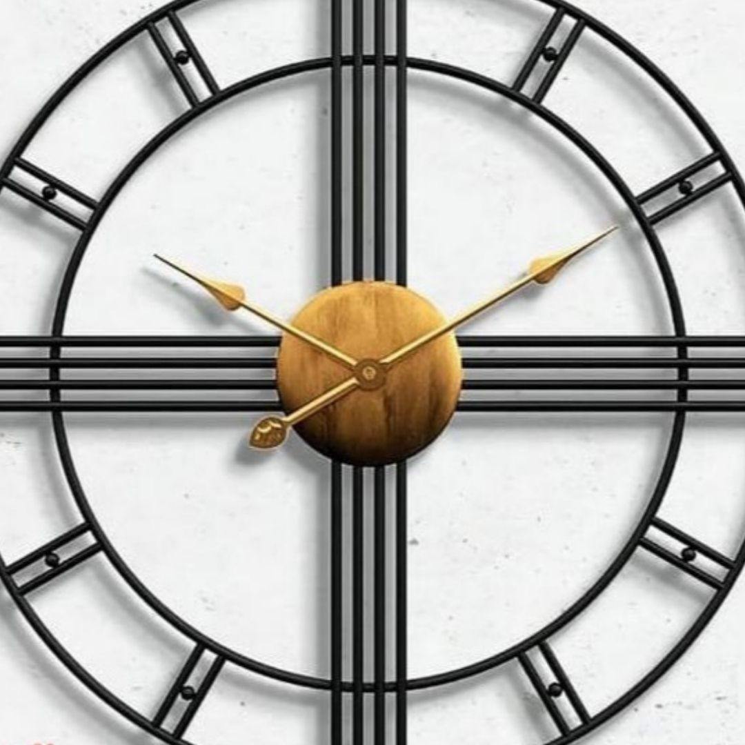 Metallic Diameter wall clock (Dia 24 Inches)