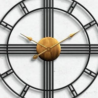 Thumbnail for Metallic Diameter wall clock (Dia 24 Inches)