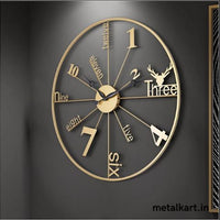 Thumbnail for Metallic Ethereal Timepiece (Dia 24 Inches)