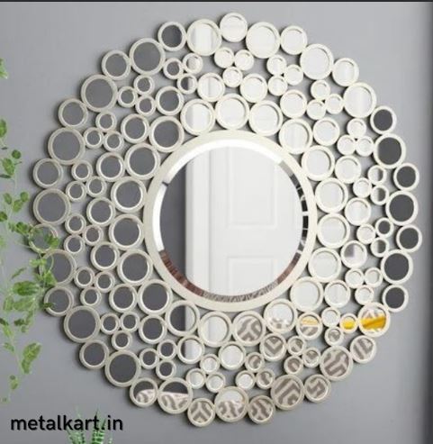 Metallic Filigree Sunburst Radiant Mirror (30 x 30 Inches)