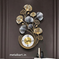Thumbnail for Metallic Floral Salute Wall Watch (17 x 30 Inches)