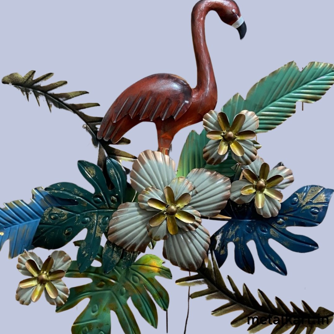 Metallic Flower Bagula (33 x 26 Inches)