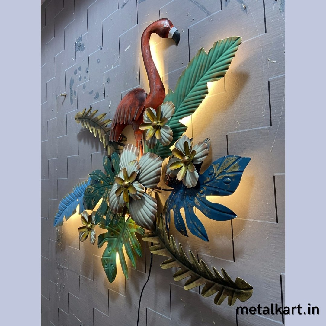 Metallic Flower Bagula (33 x 26 Inches)