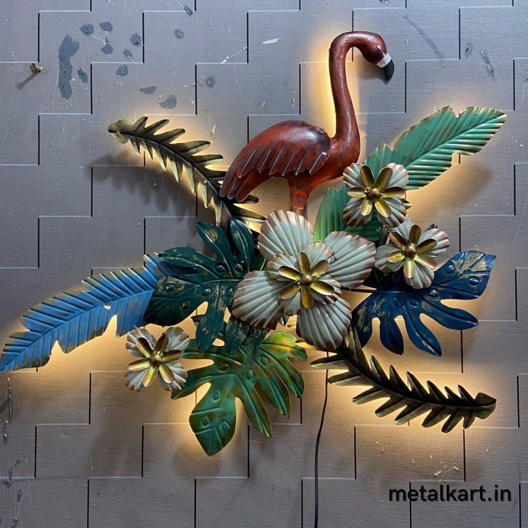 Metallic Flower Bagula (33 x 26 Inches)