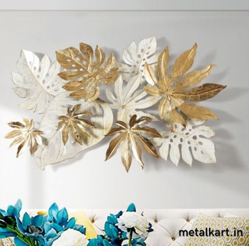 Metallic Golden Whisper Wall Décor (50 x 30 Inches)