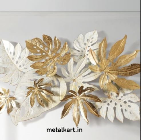 Metallic Golden Whisper Wall Décor (50 x 30 Inches)