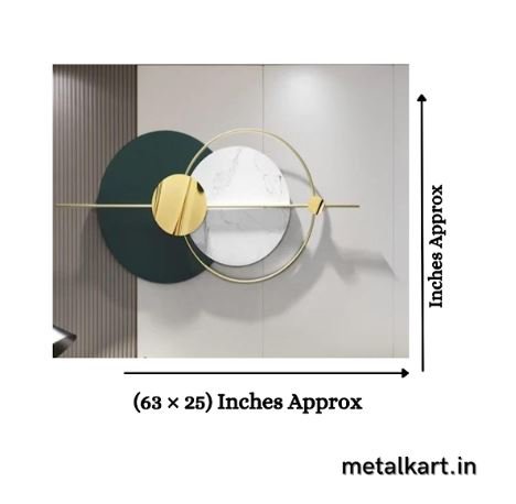 Metallic Gravitational Pull Wall Art (63 x 25 Inches)