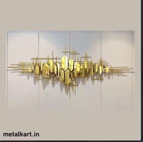 Metallic Gravity's Embrace Wall Art (58.6 x 25.1 Inches)