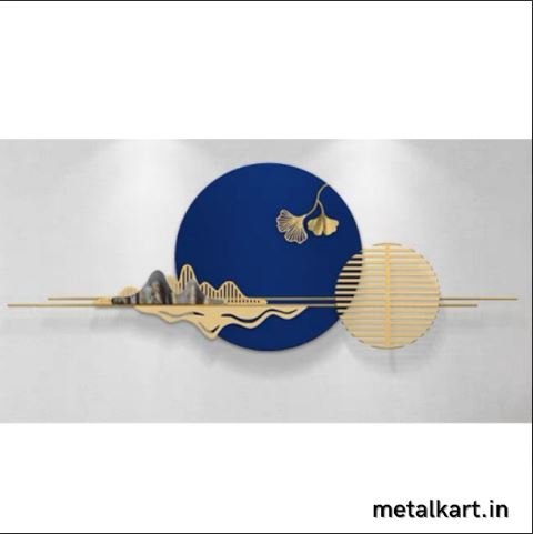 Metallic Harmonic Cascade Wall Art (59 x 22 inches)