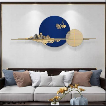 Metallic Harmonic Cascade Wall Art (59 x 22 inches)