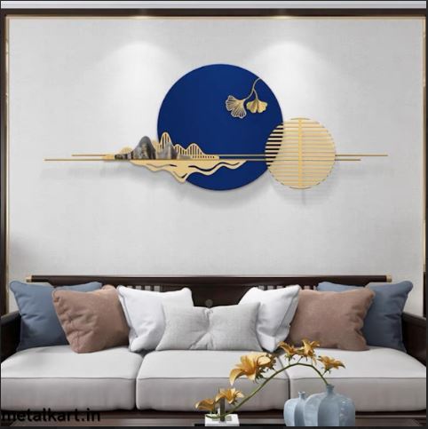 Metallic Harmonic Cascade Wall Art (59 x 22 inches)