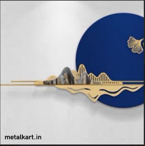 Metallic Harmonic Cascade Wall Art (59 x 22 inches)