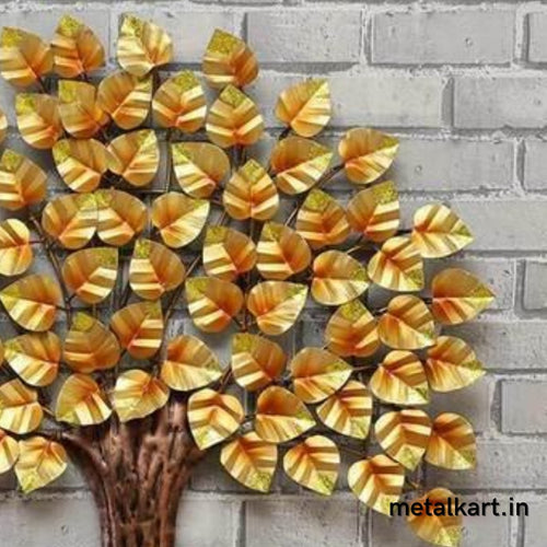 Metallic Heart Shaped Leafy Tree (31 x 34 Inches Approx)