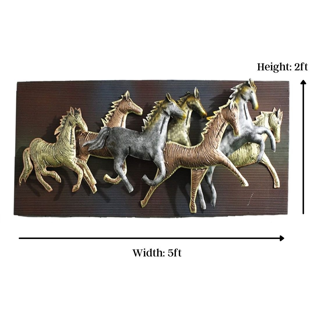 Metallic Horse Panel (5ft.x2ft.)