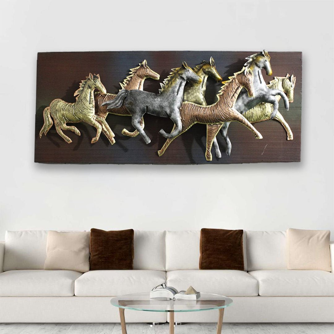 Metallic Horse Panel (5ft.x2ft.)