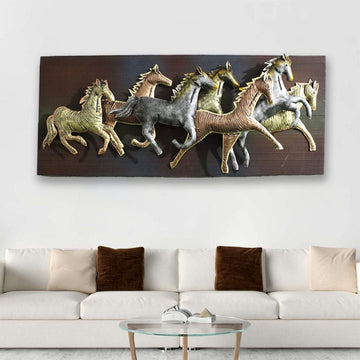 Metallic Horse Panel (5ft.x2ft.)