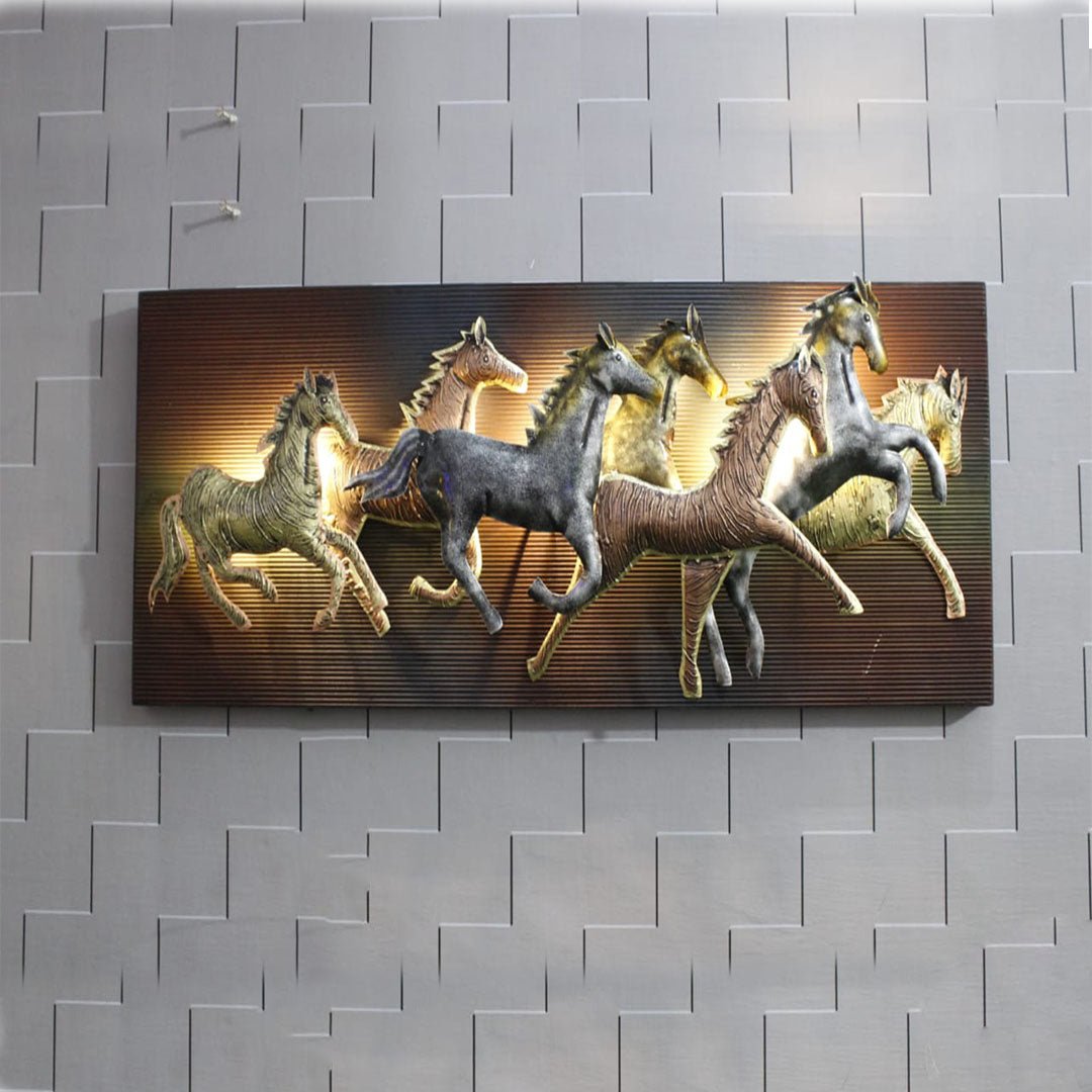 Metallic Horse Panel (5ft.x2ft.)