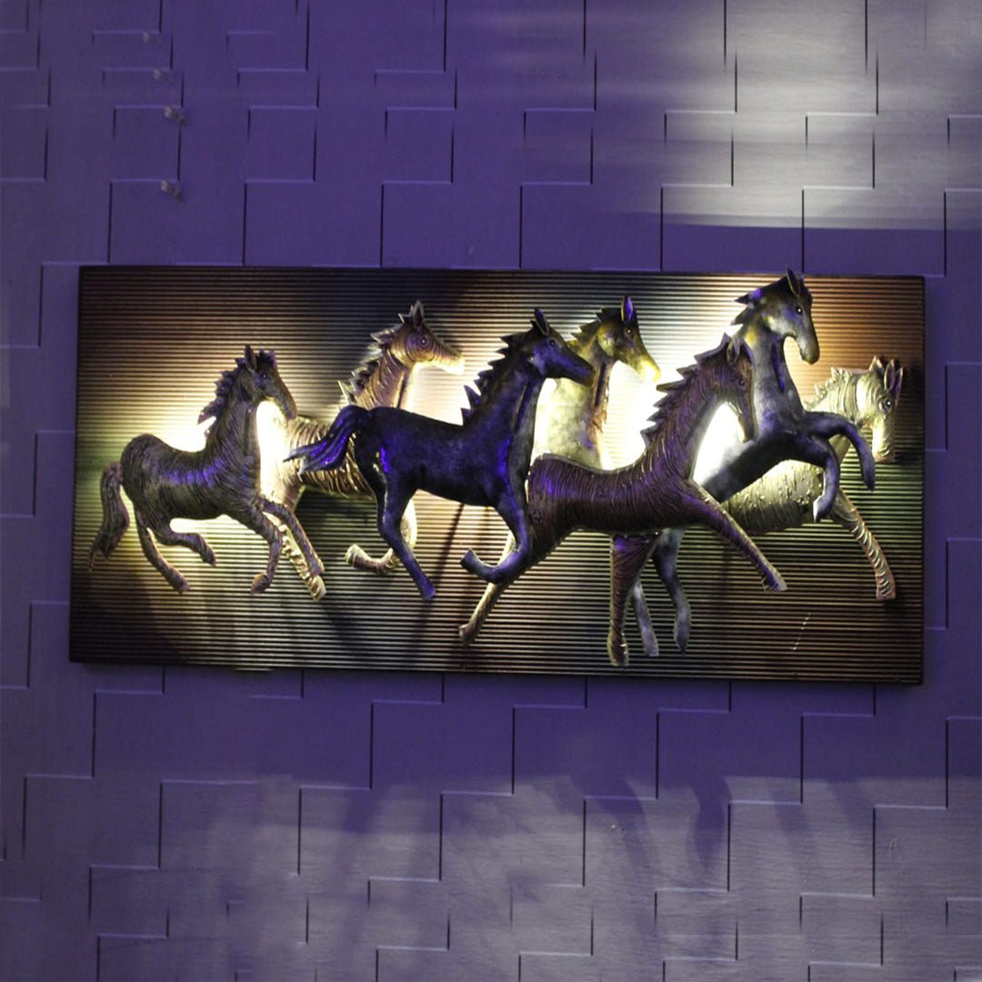 Metallic Horse Panel (5ft.x2ft.)