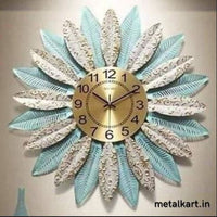 Thumbnail for Metallic Icy Blossom Wall Clock (30 x 30 Inches)