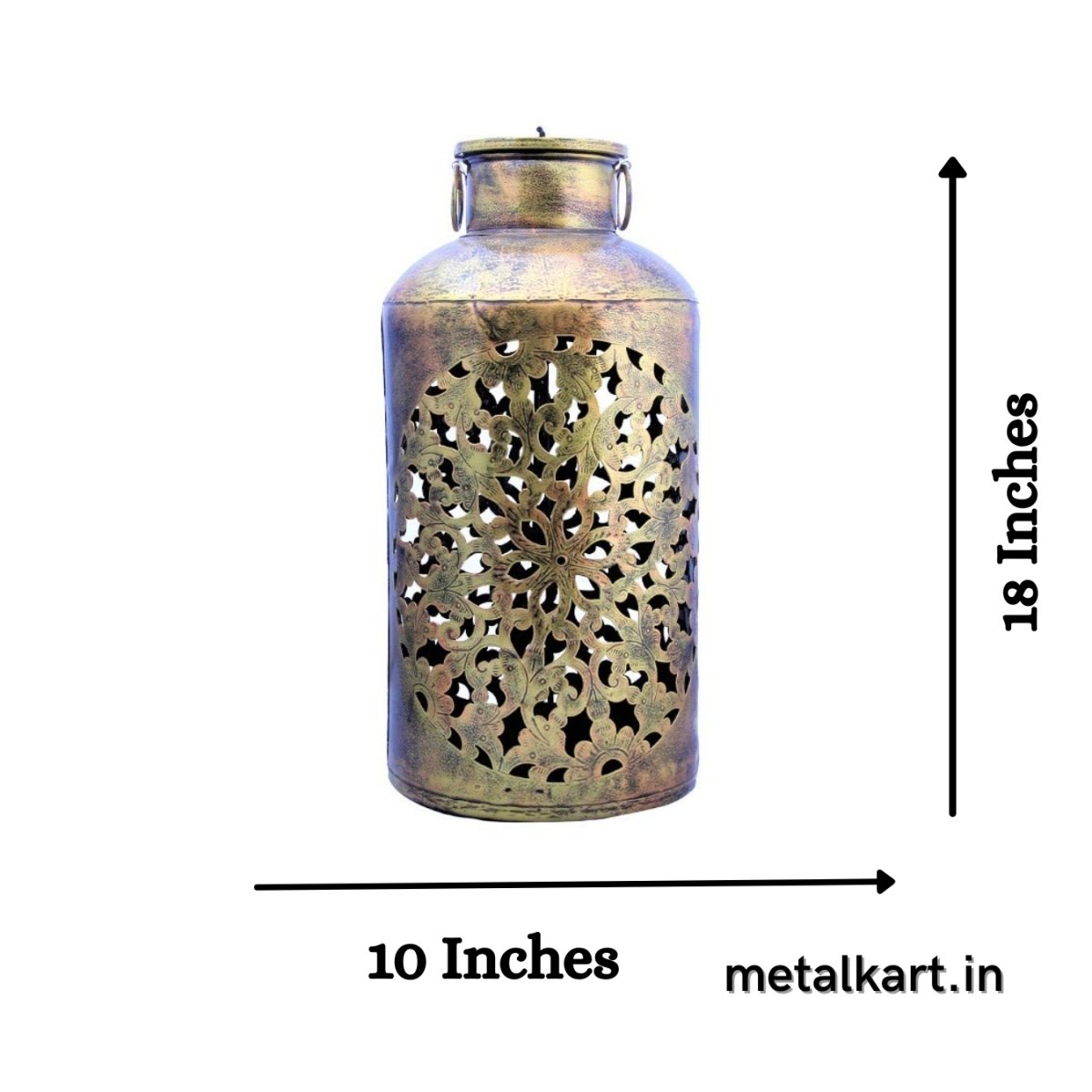 Metallic Illuminating T-LITE Pot for For living room (18*10*10 Inches approx)