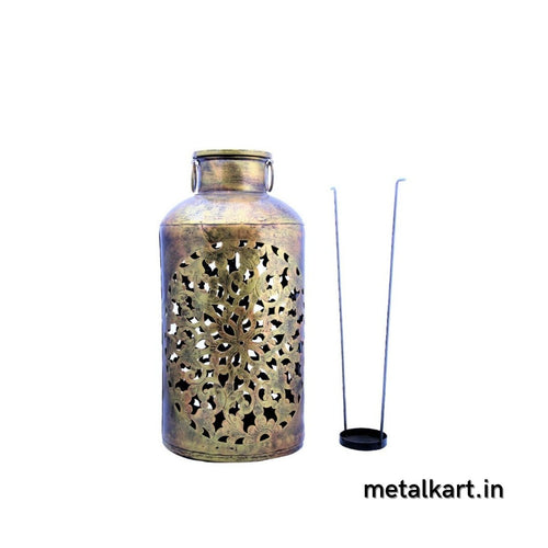 Metallic Illuminating T-LITE Pot for For living room (18*10*10 Inches approx)