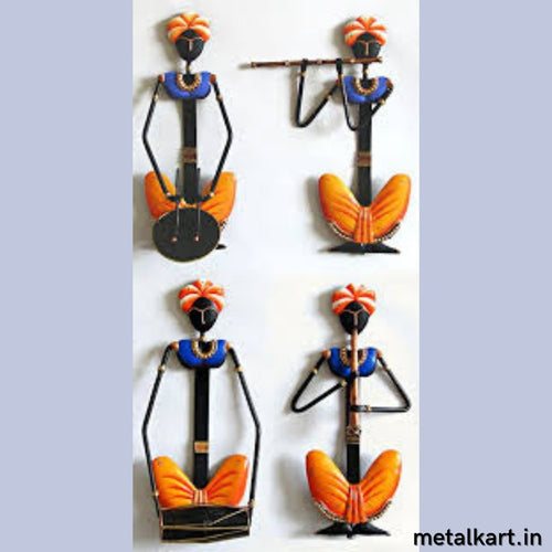 Metallic Indian orchestra (12 x 5 Inches)