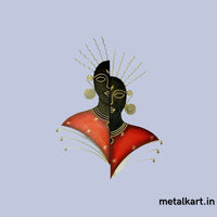 Thumbnail for Metallic Iron Lady Wall Art (24 Inches)