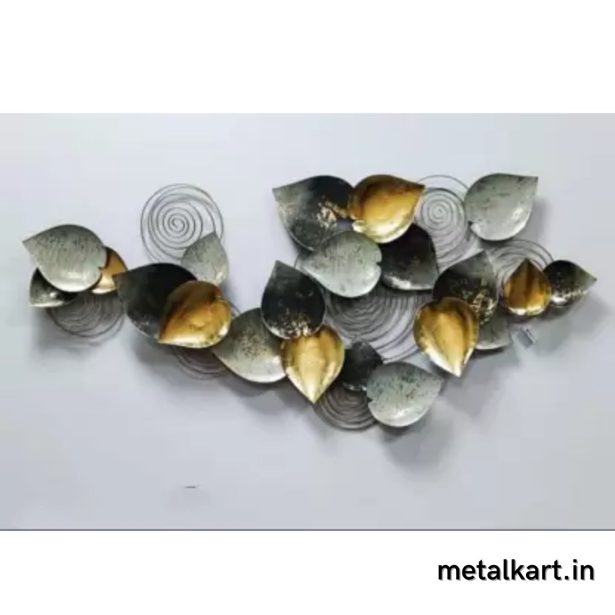 Metallic leafy groups wall hanging (50 x 24 Inches)