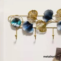 Thumbnail for Metallic Leaves Wall Hooks for bed room (30 x 12 Inches)