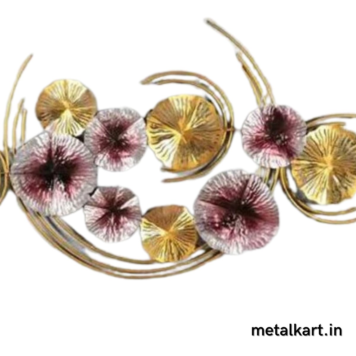 Metallic Moon plates wall decor (46 x 26 Inches)