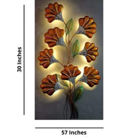 Thumbnail for Metallic Mugal Leaf Tree (30 * 57 Inches)