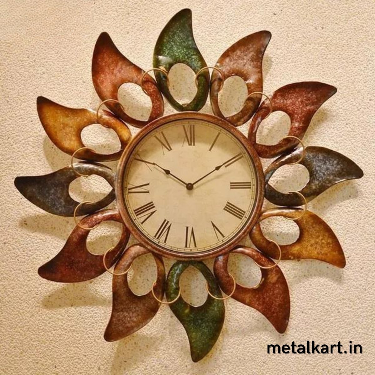 Metallic Multicolored rays Sun Watch (21 x 21 Inches approx)