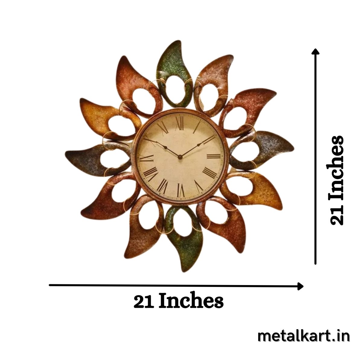 Metallic Multicolored rays Sun Watch (21 x 21 Inches approx)