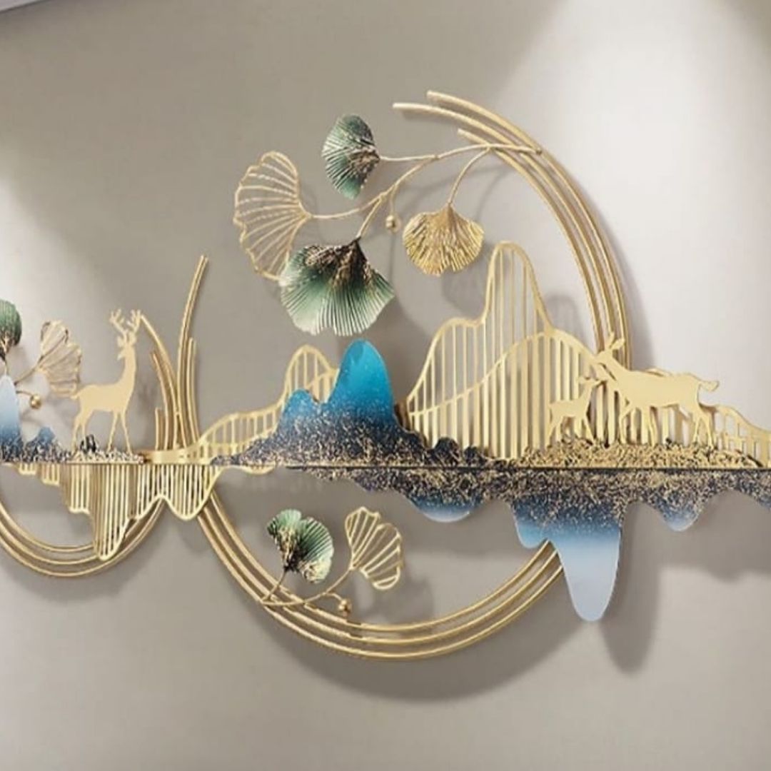 Metallic Nature Wall Art (51 x 28 Inches)
