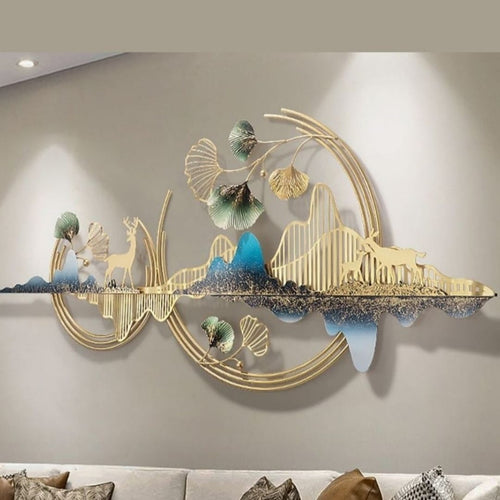 Metallic Nature Wall Art (51 x 28 Inches)